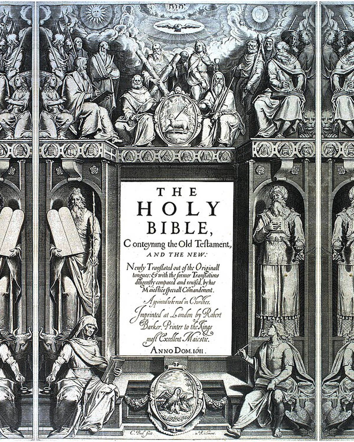 The 1611 King James Bible, which still contained the Apocrypha